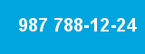 987 788-12-24 987 788-12-24